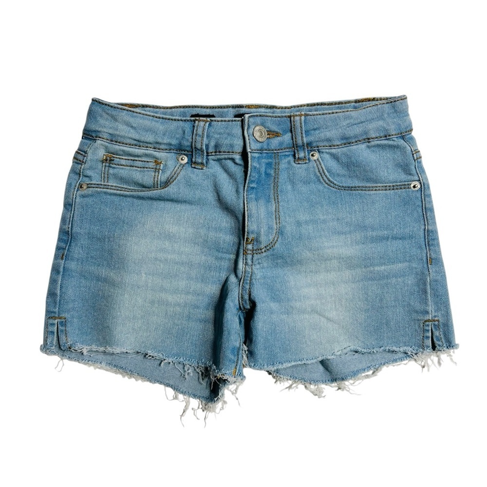 Hudson Jeans Blue‎ Raw Hem Denim Shorts